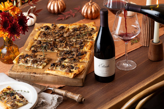 A Fall Pinot Pairing: Wild Mushroom & Thyme Tart