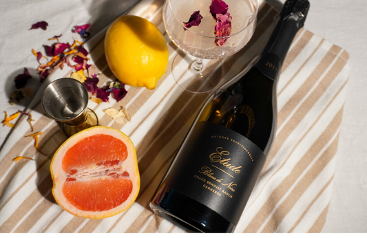 A Brunch Wine Cocktail with Etude Blanc de Noirs