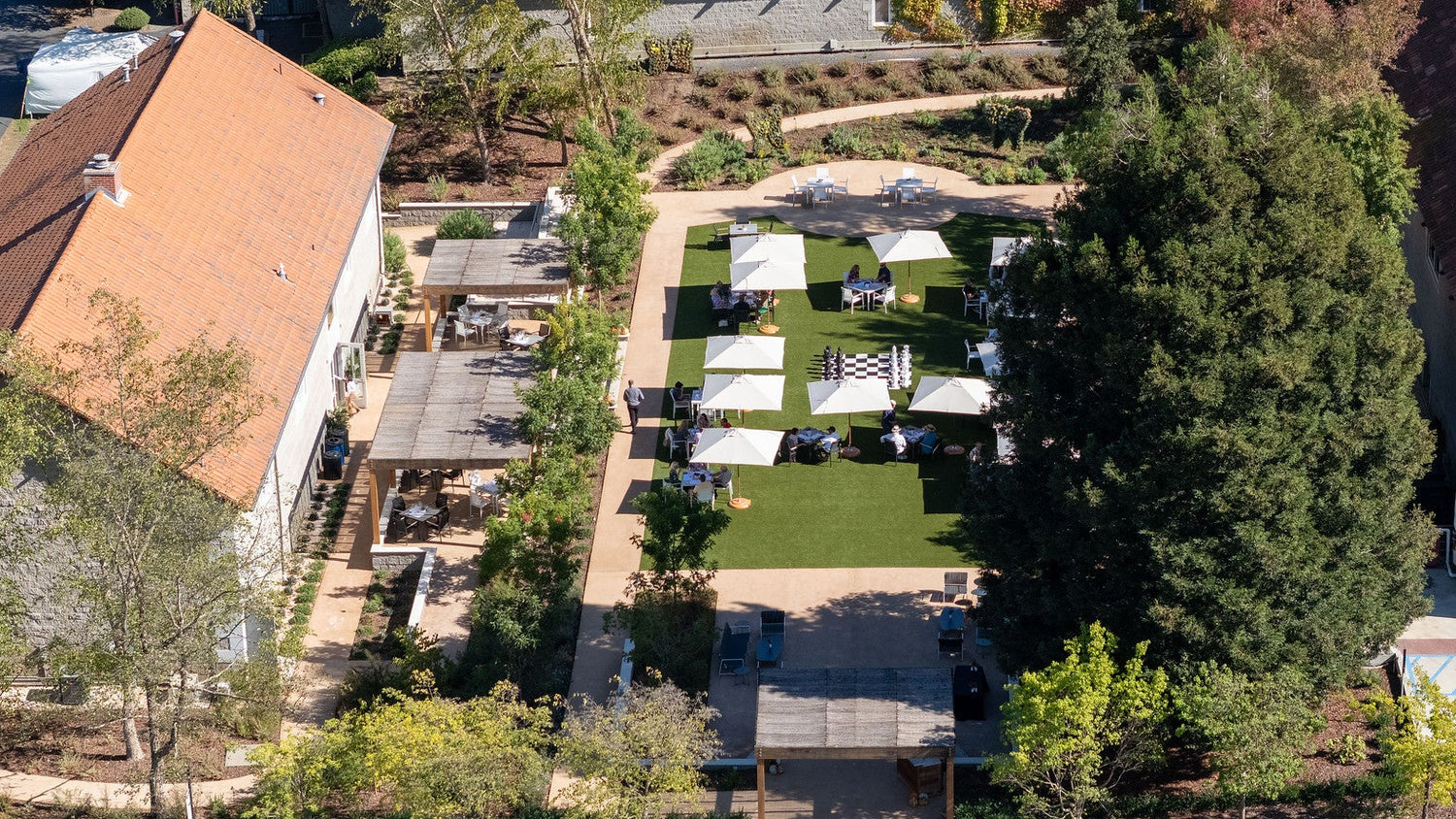 Aerial Shot of Etude Winery